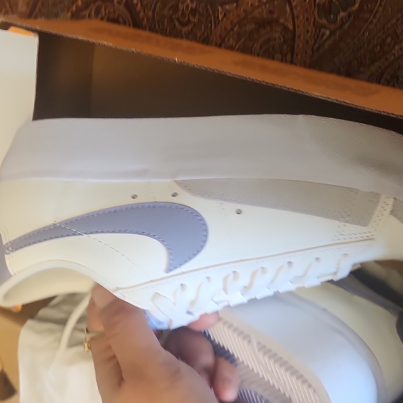 Nike - W Blazer Low Platform - Dj092 110 - WHITE/COBALT BLISS-VOLT-BLACK - Picture 2 of 3